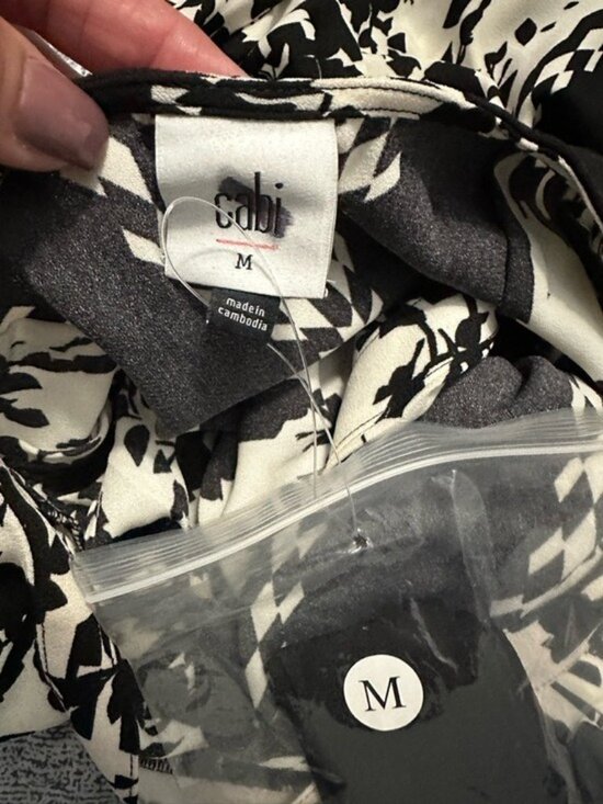 Cabi New NWT X-Factor Dress #6369 Black & White floral XXS - XXL Was $158 - Picture 13 of 16